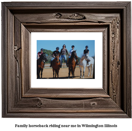 family horseback riding near me in Wilmington, Illinois